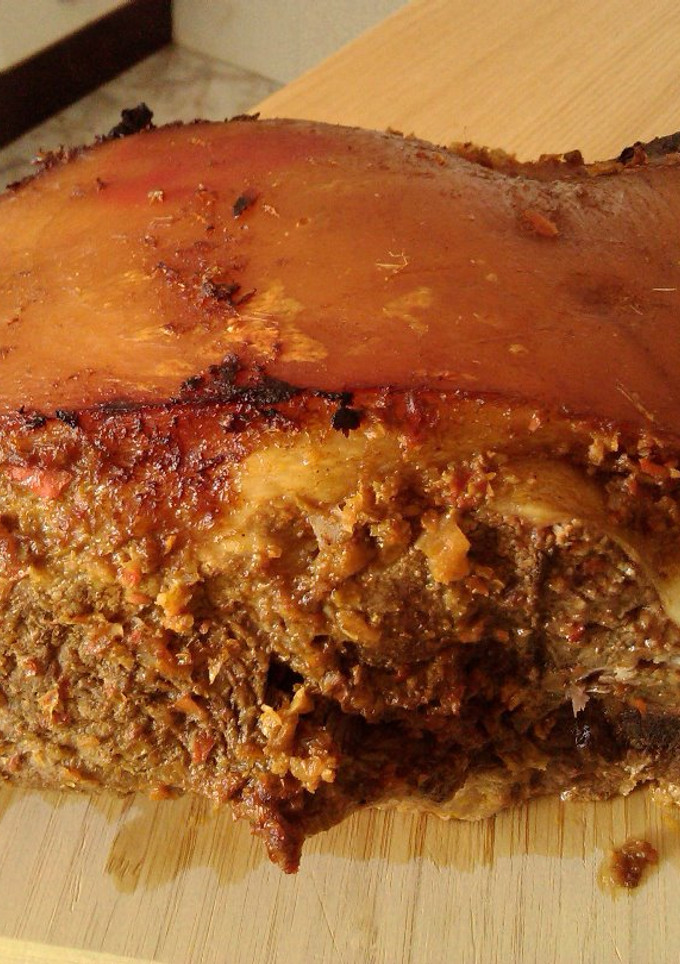 Una foto de Pierna de cerdo asada a la colombiana