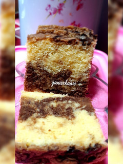 Foto resep Simple Marmer Cake