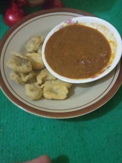 Foto resep Cilok goreng sambel kacang