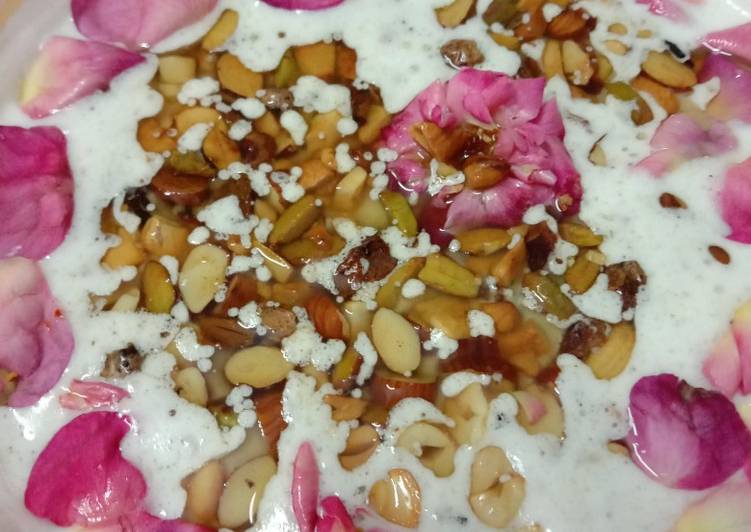 Recipe of Perfect Rose milk rice kheer