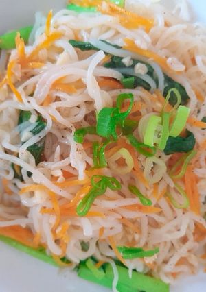 Foto resep Shirataki tumis sayuran 🍜🥕🥬