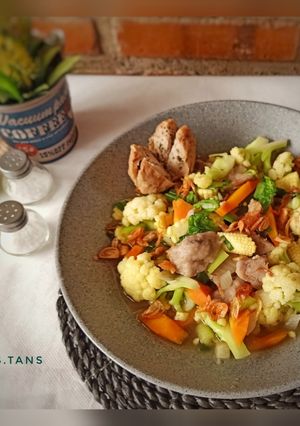 Foto resep Capcay Goreng Bakso ala Chinese Food
