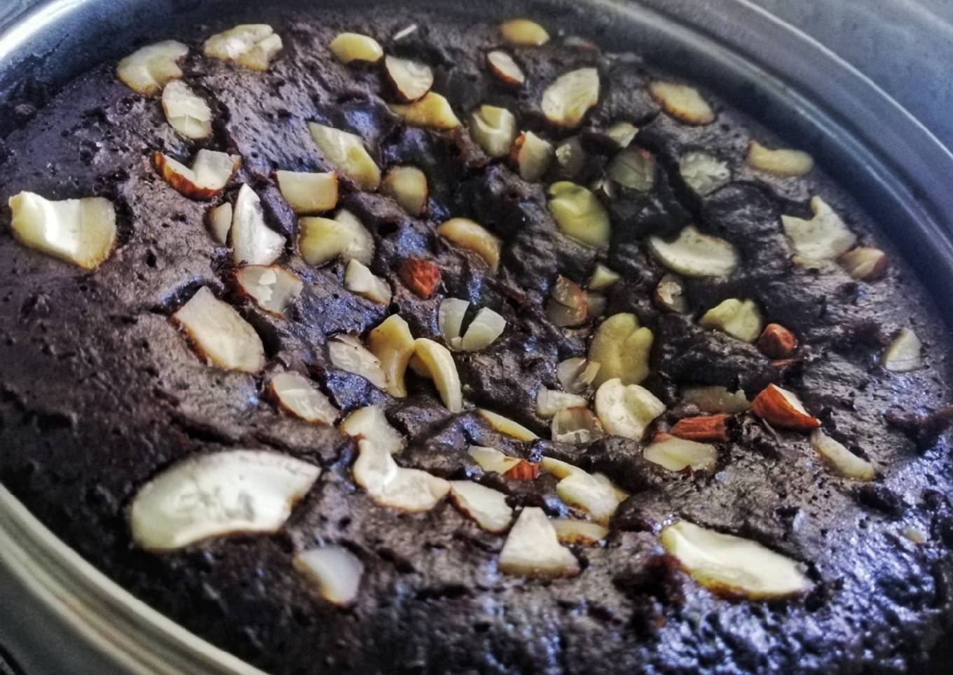 No oven Eggless Chocolate cake