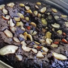 No oven Eggless Chocolate cake A picture of No oven Eggless Chocolate cake.
