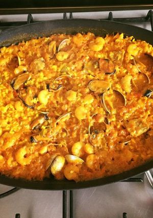 Una foto de Paella mixta