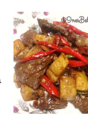 Foto resep Simple sapi lada hitam🍖