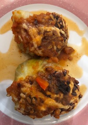 Una foto de Repollo relleno