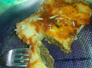 Una foto de Canelones de carne picada.😆