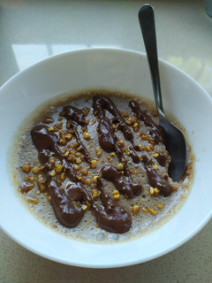 Una foto de Flan de chocolate en 5 minutos