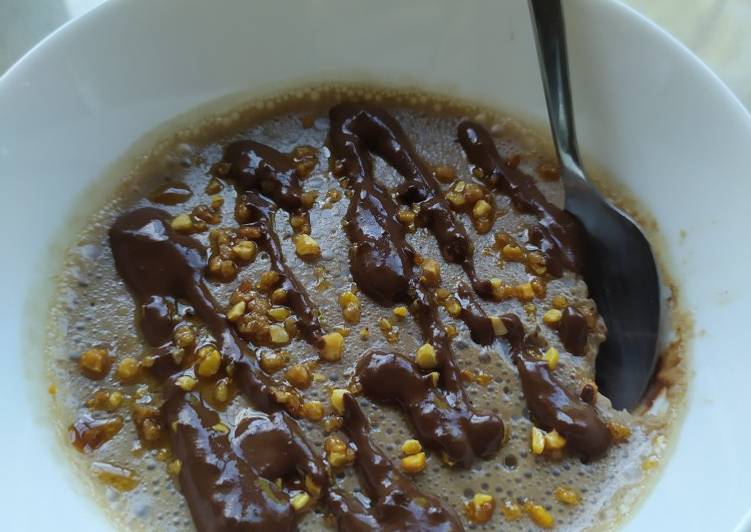 Flan de chocolate en 5 minutos
