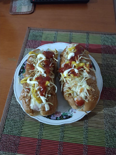 Una foto de Perros calientes caseros