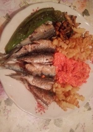 صورة لوصفة سردين مقلي مع تتبلية روعة