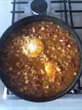 Dhal αυγά με ρεβύθια