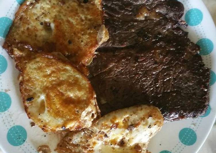 Steakhouse style Steak and Eggs