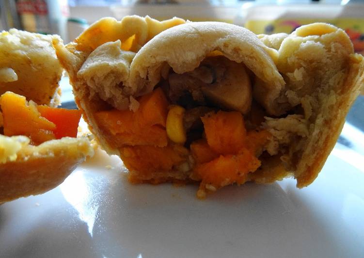 Recipe of Super Quick Homemade Quorn® &amp; Sweet Potato Balti Pies