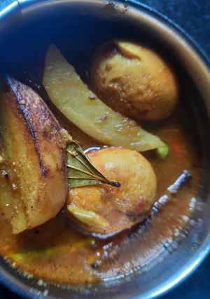ডিমের ডালনা(dimer dalna recipe in Bengali) রেসিপির প্রধান ছবি