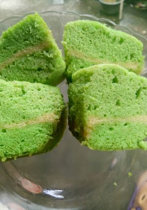 Foto resep Brownies Pandan Kukus
