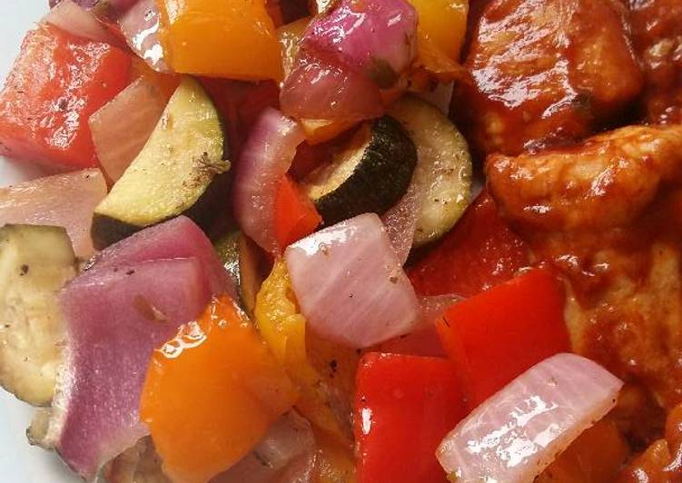 Simple Way to Prepare Quick Vickys Balsamic Roasted Vegetables, GF DF EF SF NF