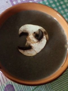 Una foto de Crema de champiñones