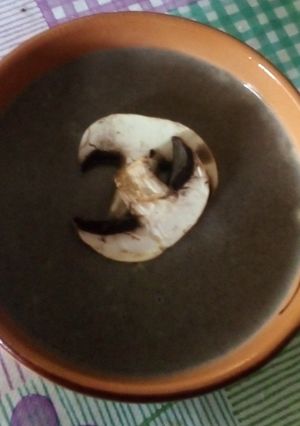 Una foto de Crema de champiñones