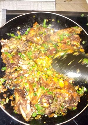 A picture of Pepper chicken.