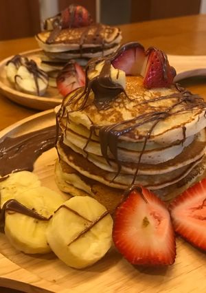 صورة لوصفة بانكيك ذوووق 😍🥞