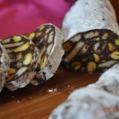 A picture of Chocolate Salami (salame).