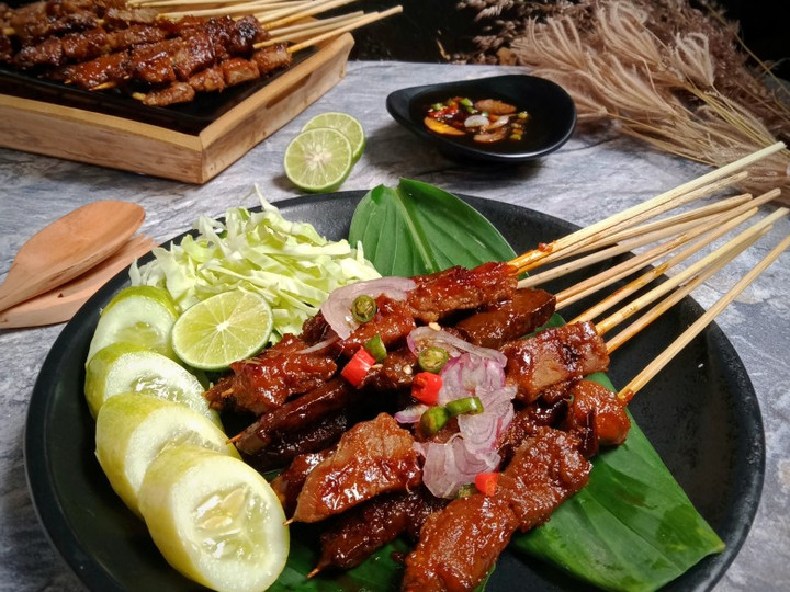 Cara Gampang Membuat Sate Maranggi / Sate Sapi Anti Gagal