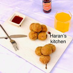 A picture of Yam balls.