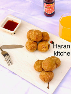 A picture of Yam balls.