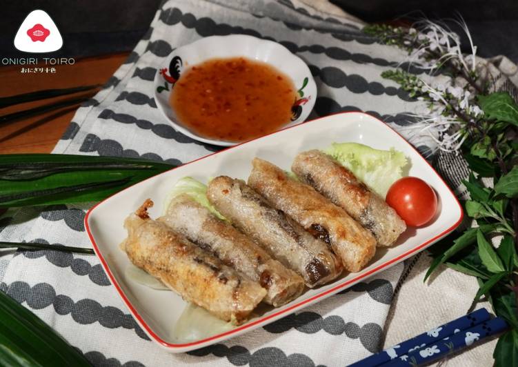 Cara Gampang Menyiapkan Lumpia Goreng ala Vietnamベトナム風揚げ春巻き Vietnamese style fried spring rolls Anti Gagal