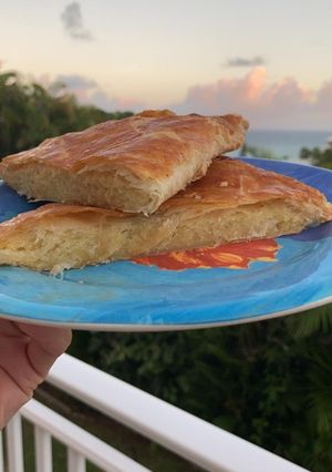 Une photo de Galette des rois à la crème d'amandes!