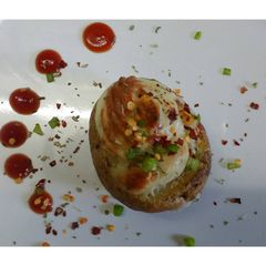 Double baked cheese potato A picture of Double baked cheese potato.
