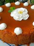 Cheescake alla zucca e caramello salato