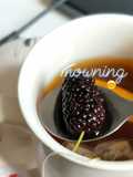 Raspberry lemon tea with honey