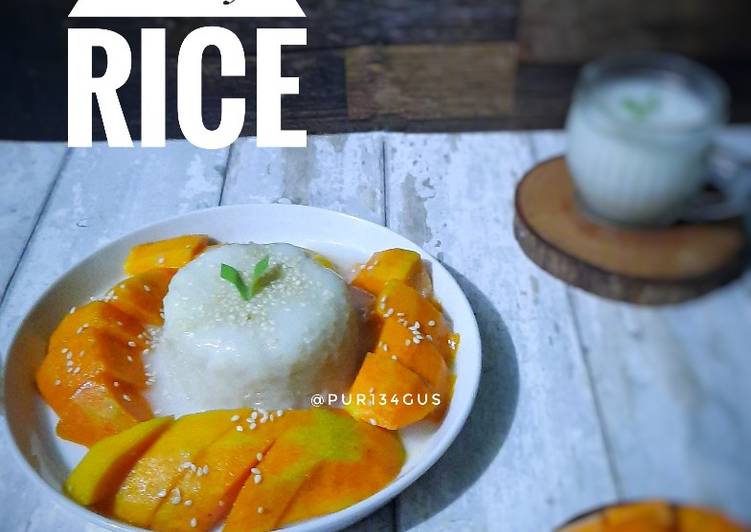 Resep Mango Sticky Rice, Enak Banget