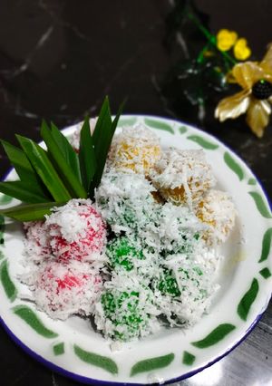 Foto resep Klepon Pelangi