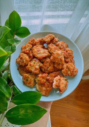 Hình của món Chả ức gà (hấp và chiên).