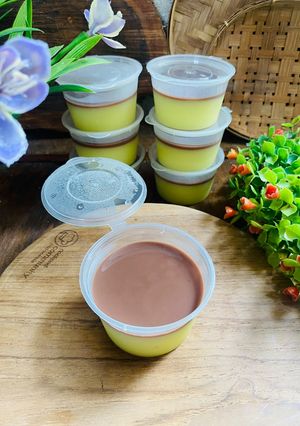 Foto resep Puding Kentang Vla Cokelat