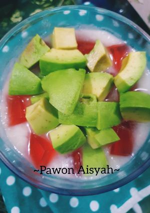Foto resep Alpukat jelly kuah sirsak