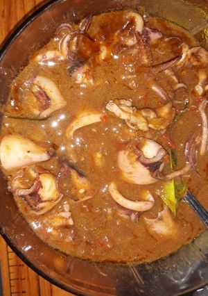 Foto resep Sambel cumi mantap 🐙🐙