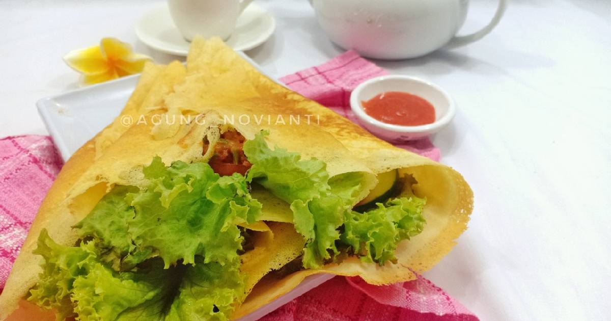 Resep Crepes Kornet oleh Agung Novianti - Cookpad