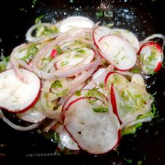 A picture of Quick & Easy, Nutritious & Healthy Radish Salad.