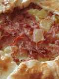 Torta salata di mortadella e patate mortadella and potato pie