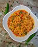 Palm oil Indomie noodles jollof
