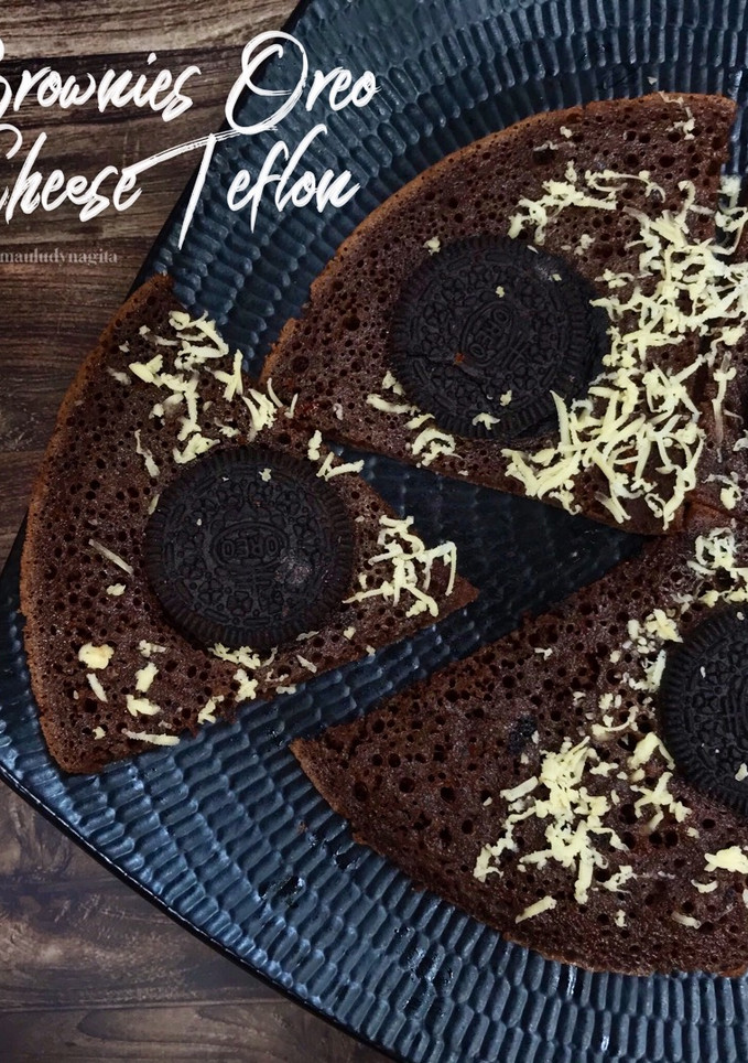 Foto resep Brownies Oreo Cheese Teflon