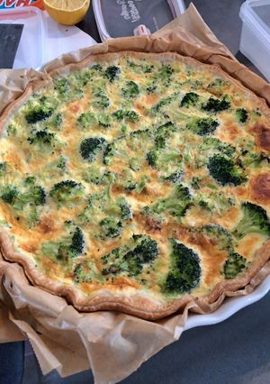 Une photo de Quiche brocolis
