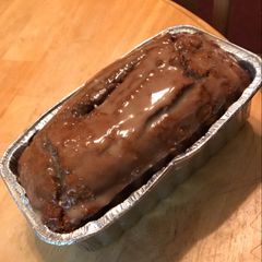 A picture of Pumpkin Bread with Maple Icing Glaze.