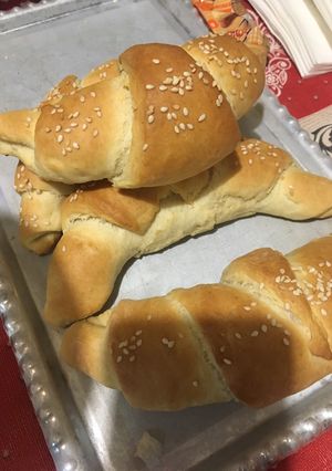 Kifli/zsemle kelesztés nélkül recept fotója