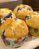 บลูเบอร์รี่มัฟฟิน Blueberry Muffins
